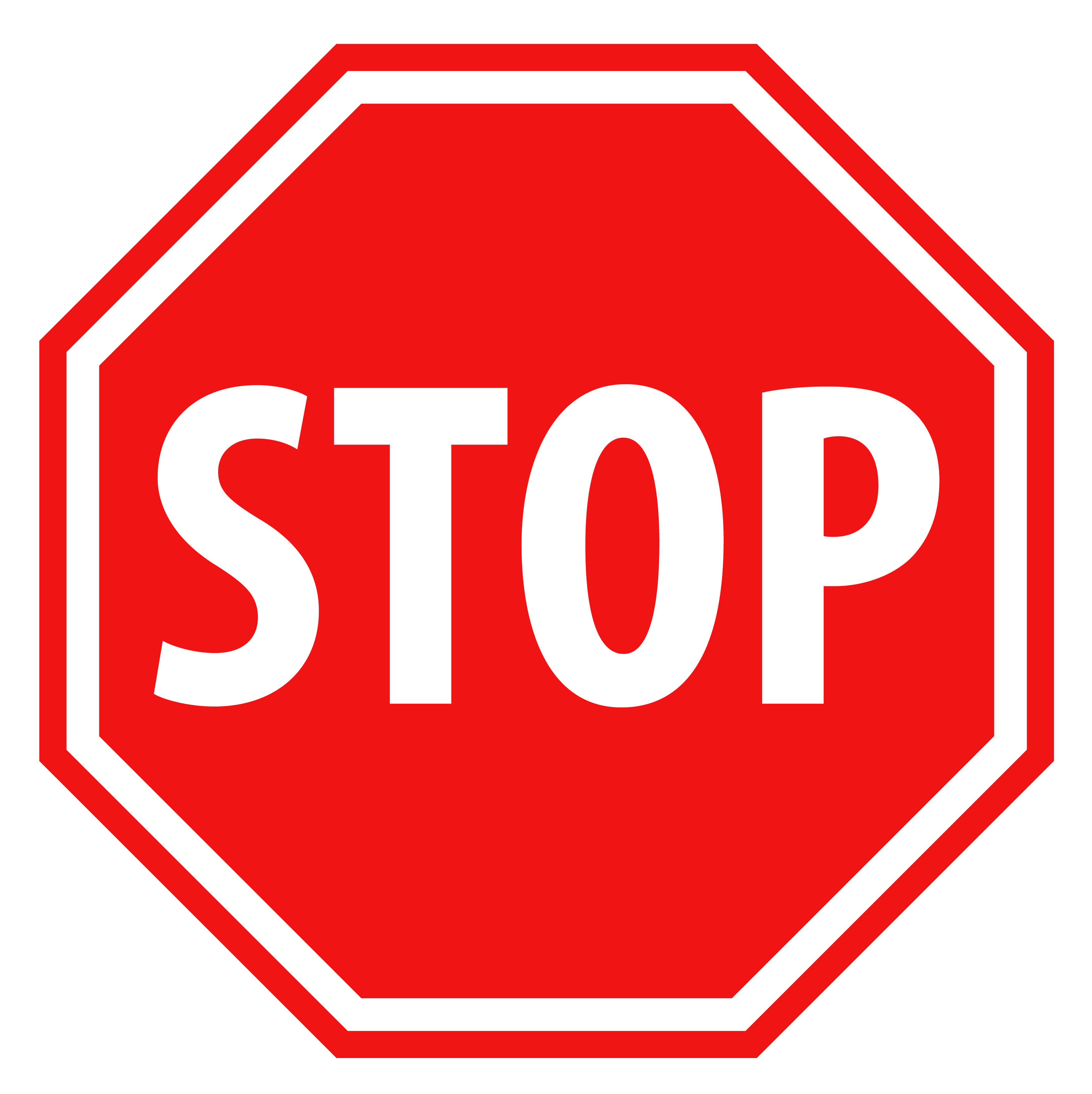 Stop sign